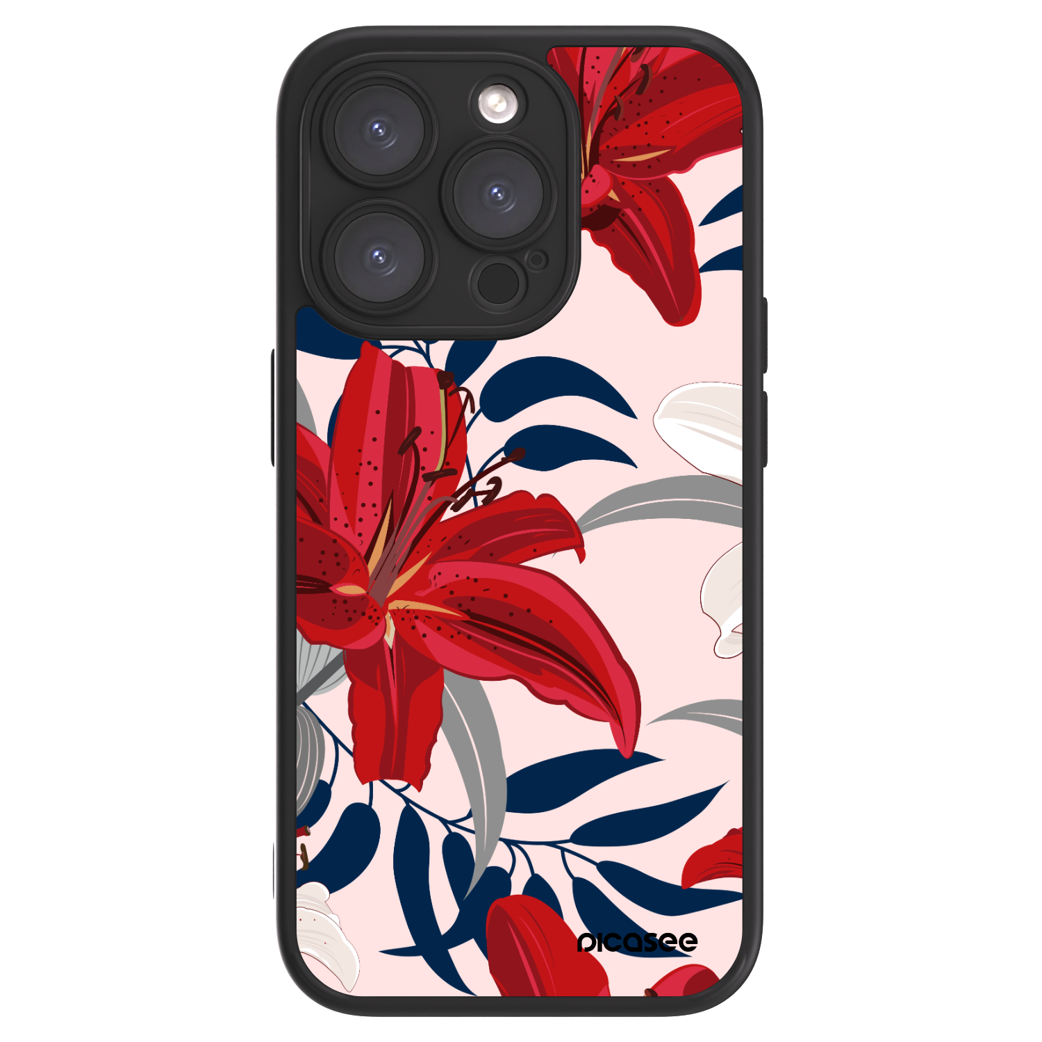 Picasee ULTIMATE CASE für Apple iPhone 15 Pro - Red Lily
