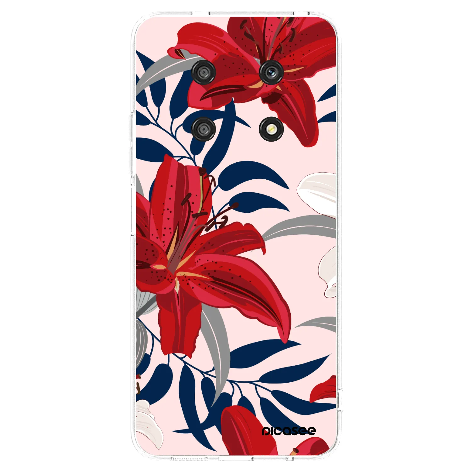 Picasee Honor Magic4 Lite 5G Hülle - Transparentes Silikon - Red Lily