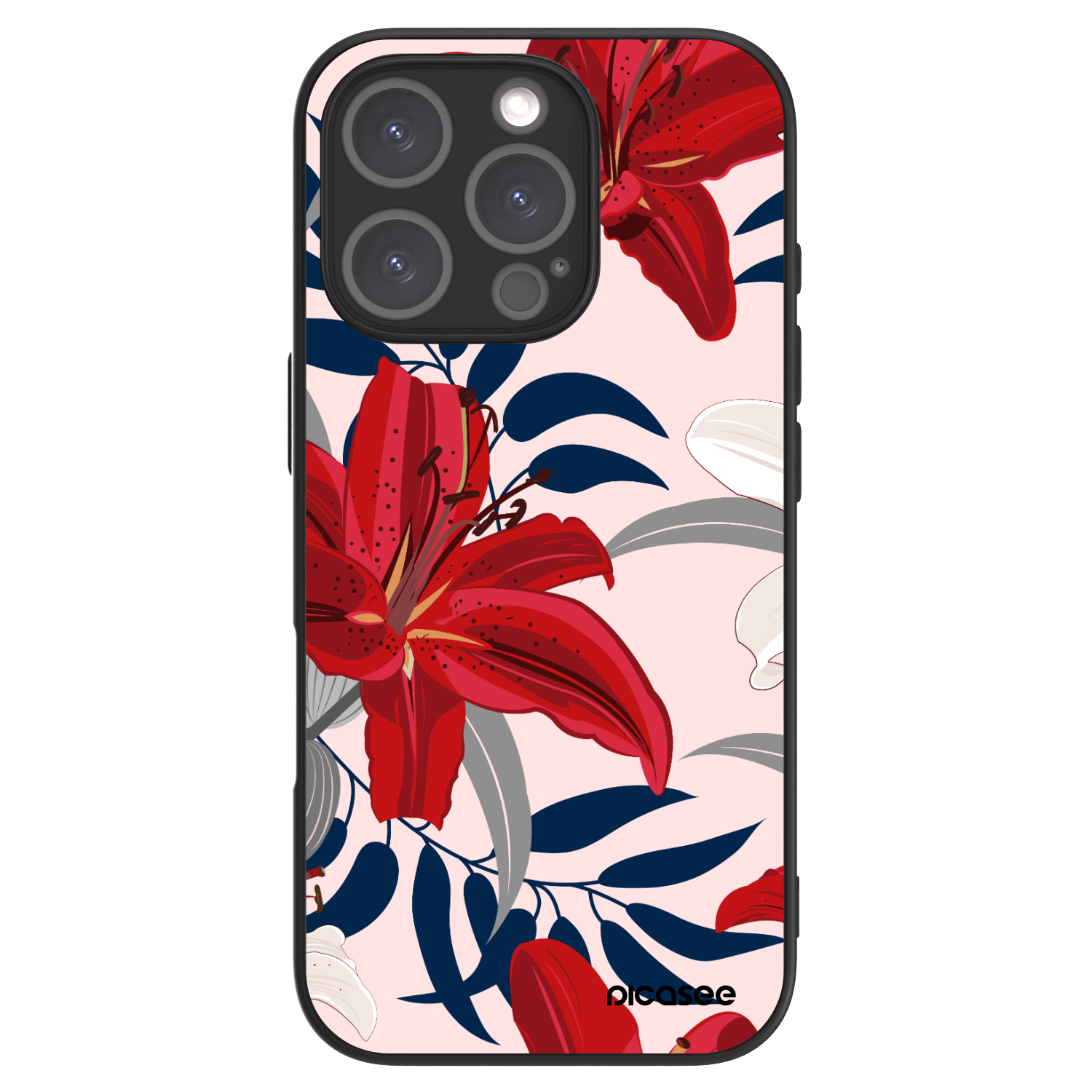 Picasee ULTIMATE CASE für Apple iPhone 16 Pro - Red Lily