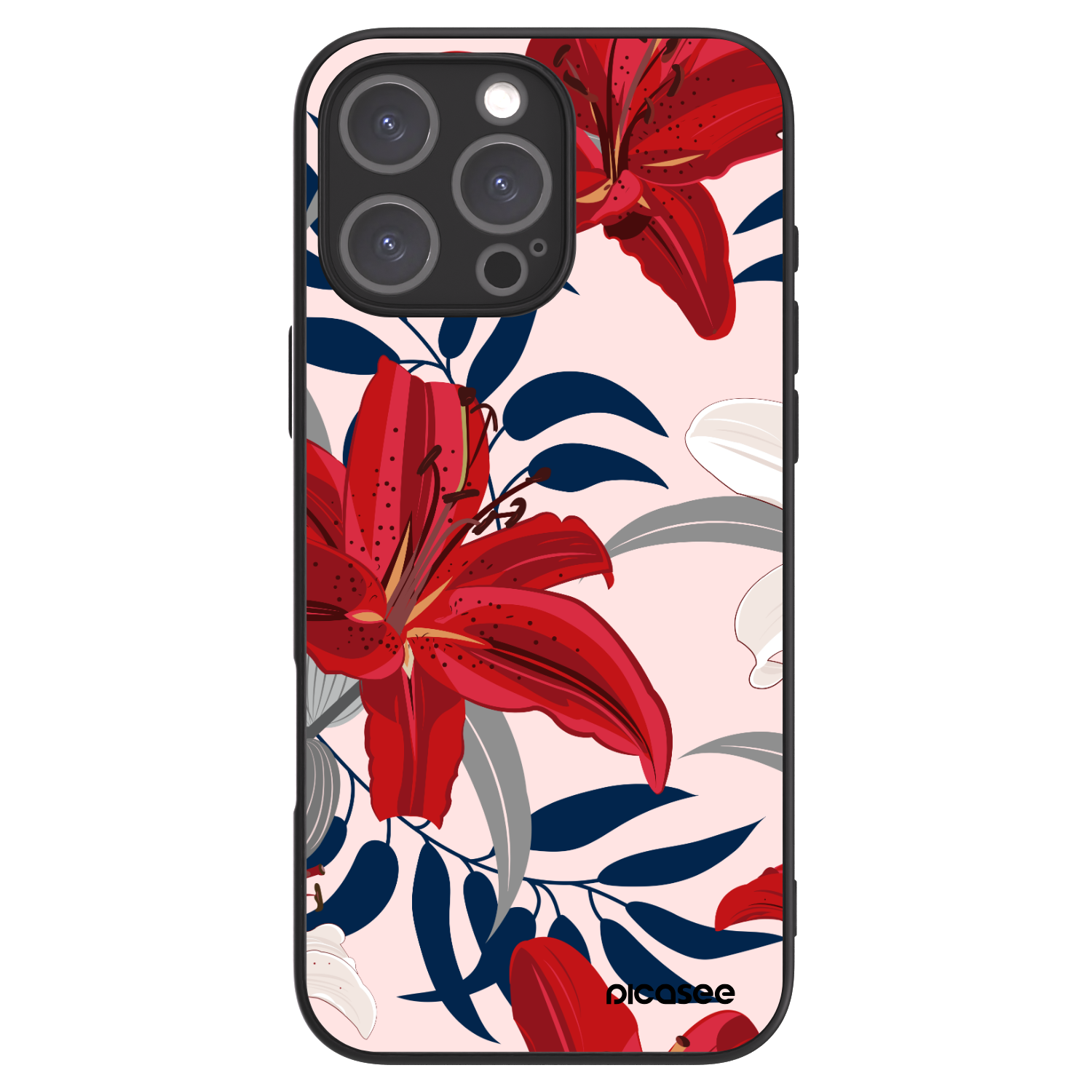Picasee ULTIMATE CASE MagSafe für Apple iPhone 16 Pro Max - Red Lily