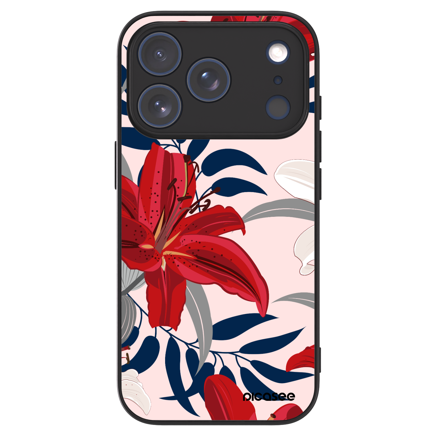 Picasee ULTIMATE CASE MagSafe für Apple iPhone 17 Pro - Red Lily