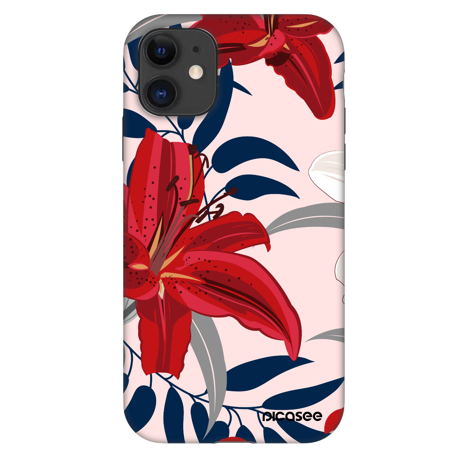 Picasee Fashion Case für Apple iPhone 11 - Red Lily