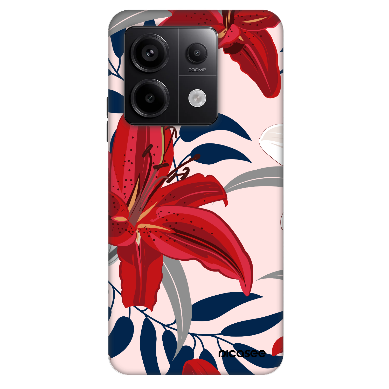 Picasee Fashion Case für Xiaomi Redmi Note 13 Pro 5G - Red Lily
