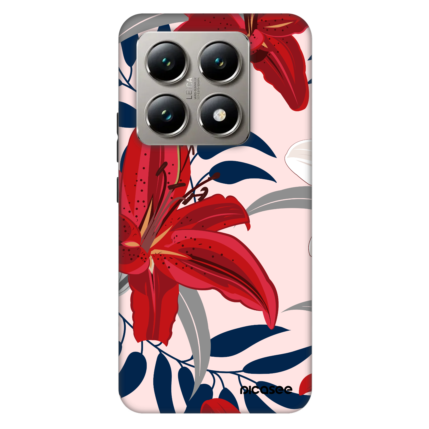 Picasee Fashion Case für Xiaomi 14T Pro - Red Lily