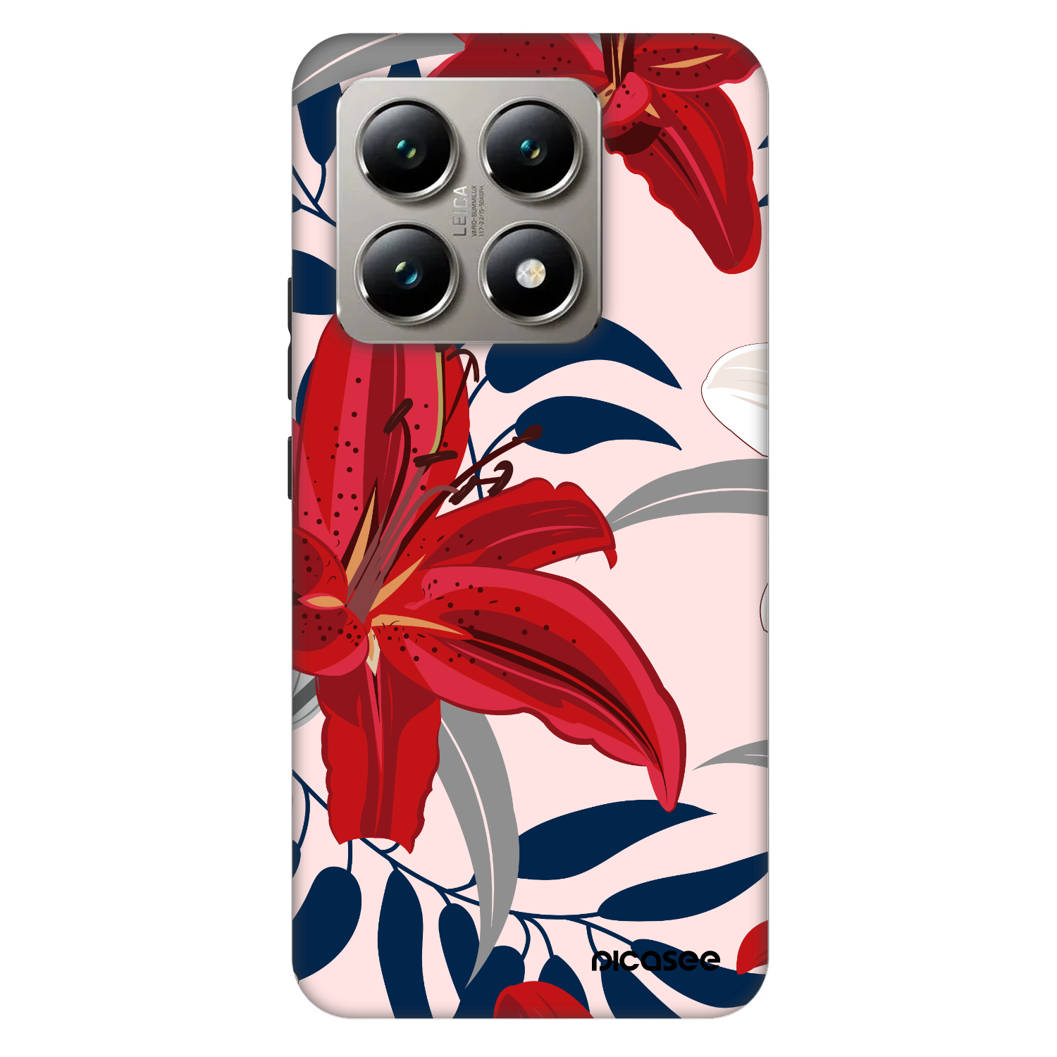 Picasee Fashion Case für Xiaomi 14T - Red Lily