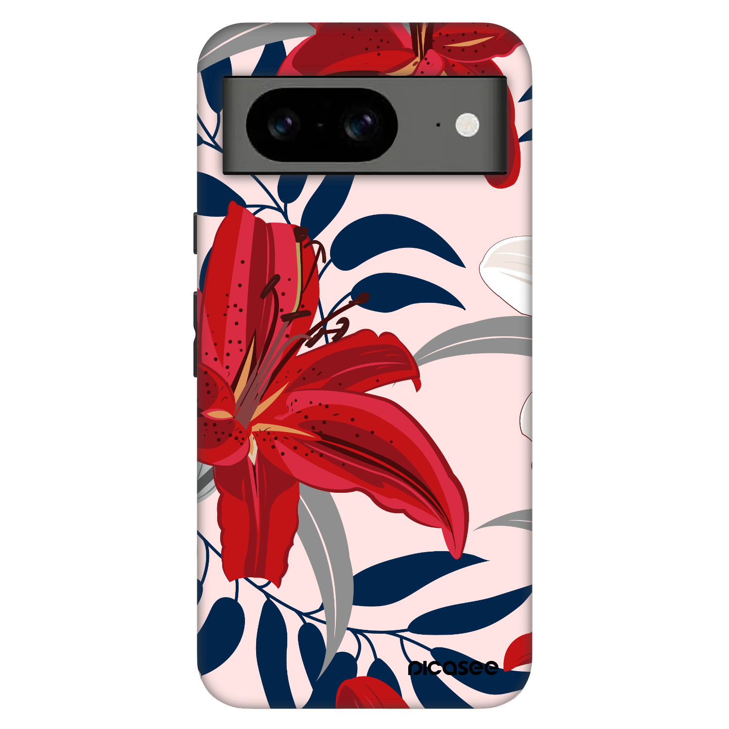 Picasee Fashion Case für Google Pixel 8 Pro - Red Lily