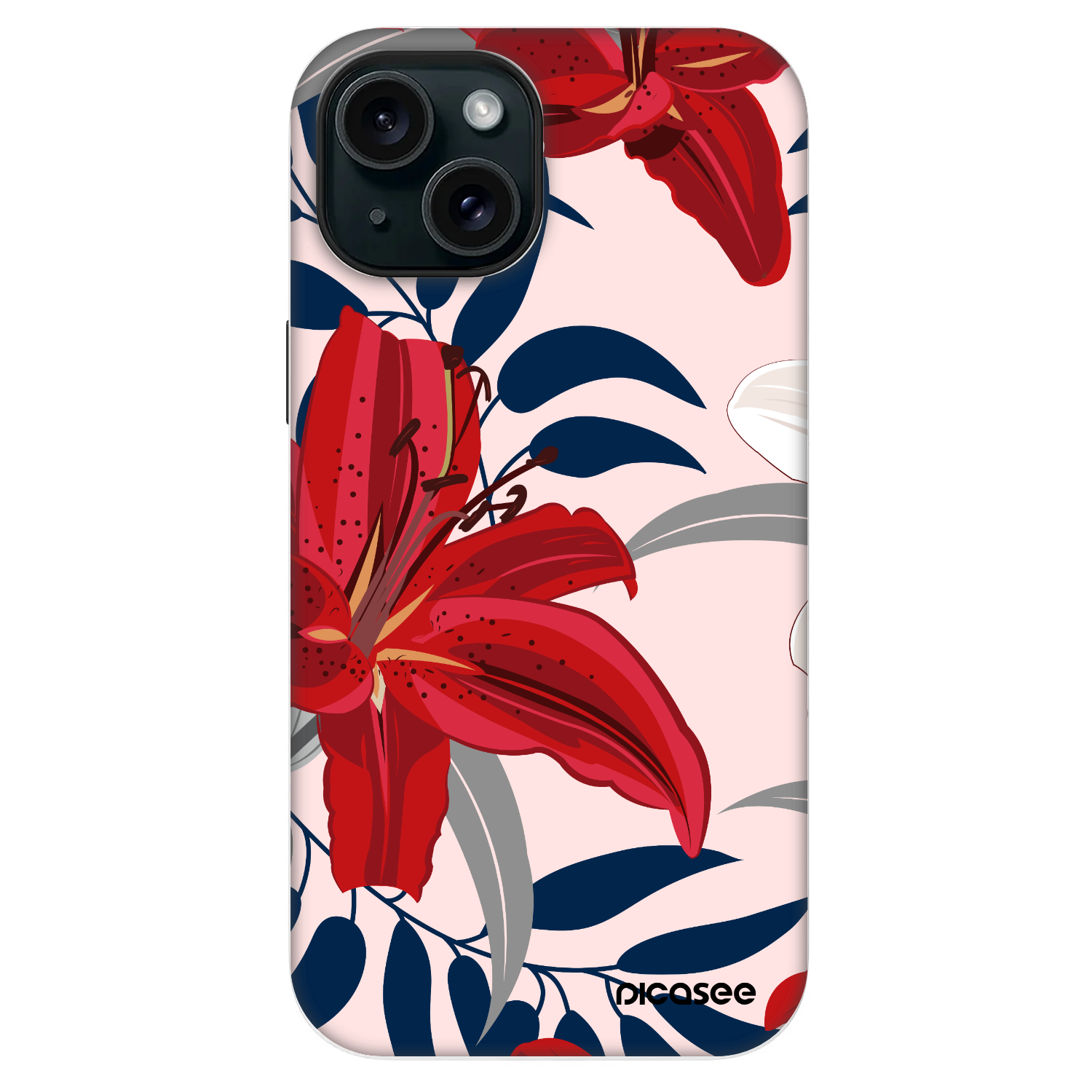 Picasee Fashion Case MagSafe für Apple iPhone 13 - Red Lily