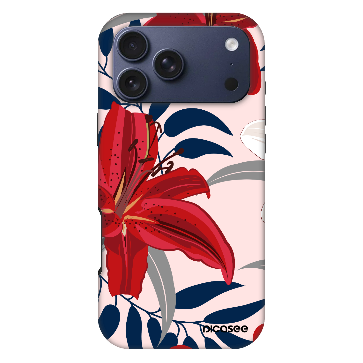 Picasee Fashion Case MagSafe für Apple iPhone 17 Pro Max - Red Lily