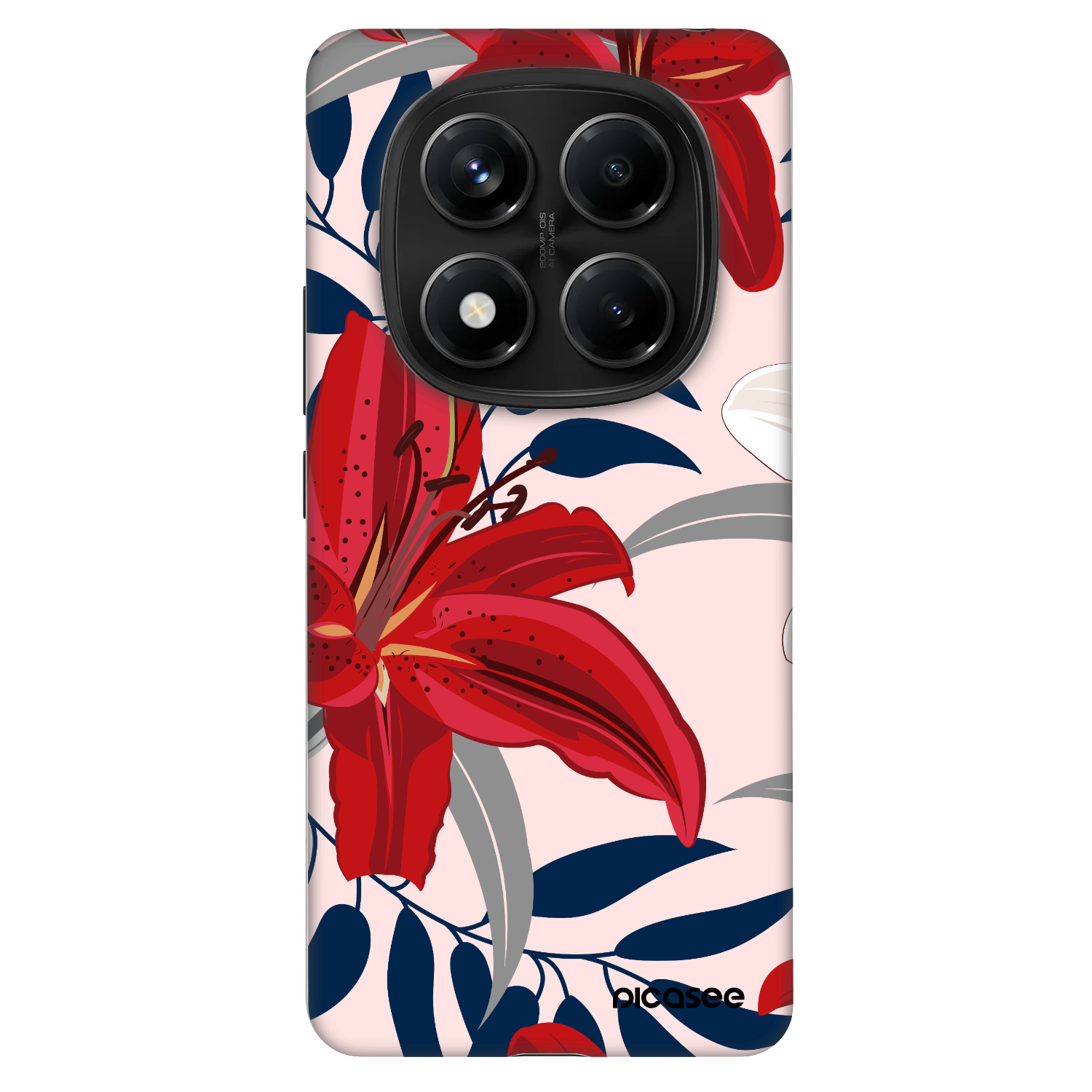 Picasee Fashion Case für Xiaomi Redmi Note 14 Pro 4G - Red Lily