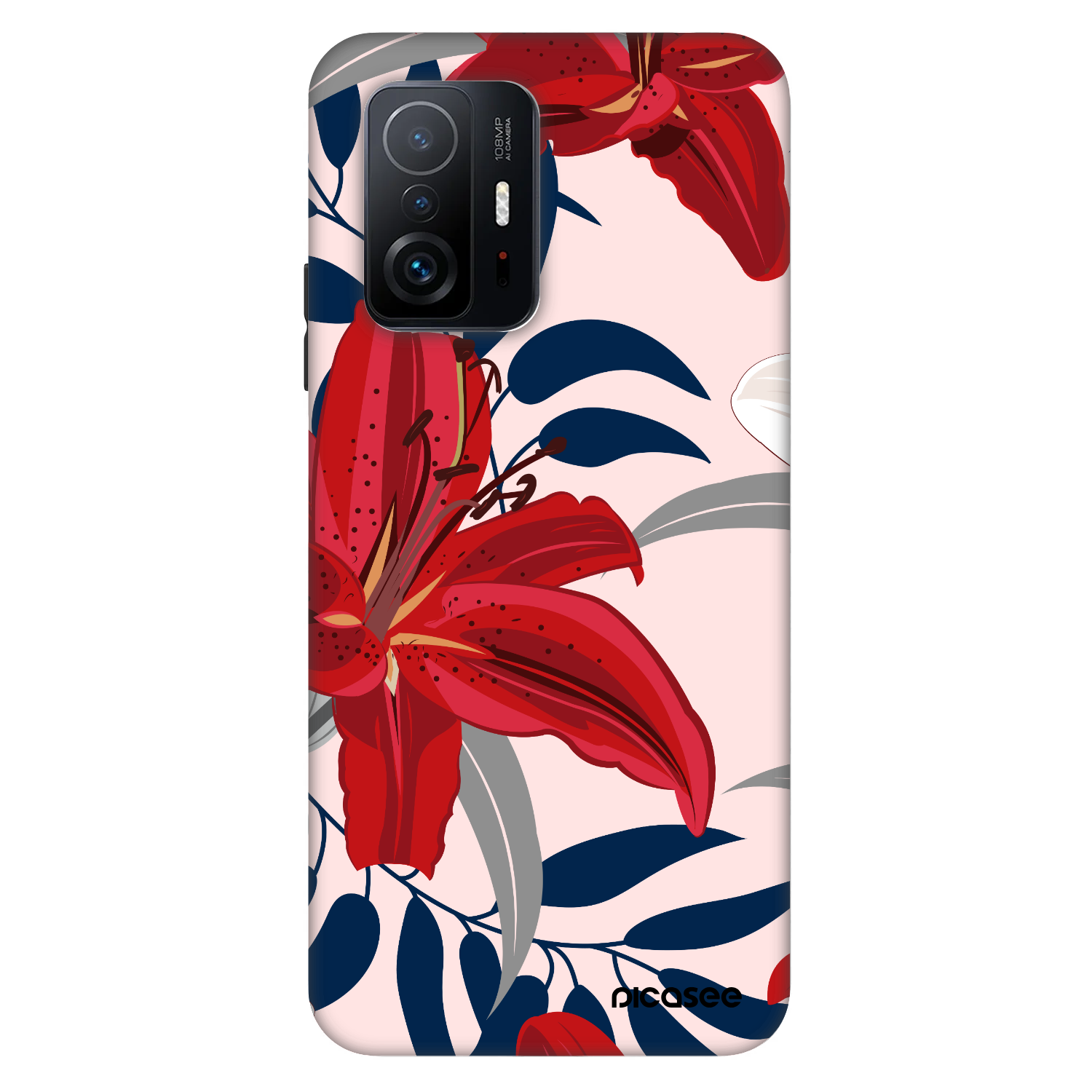 Picasee Fashion Case für Xiaomi 11T - Red Lily