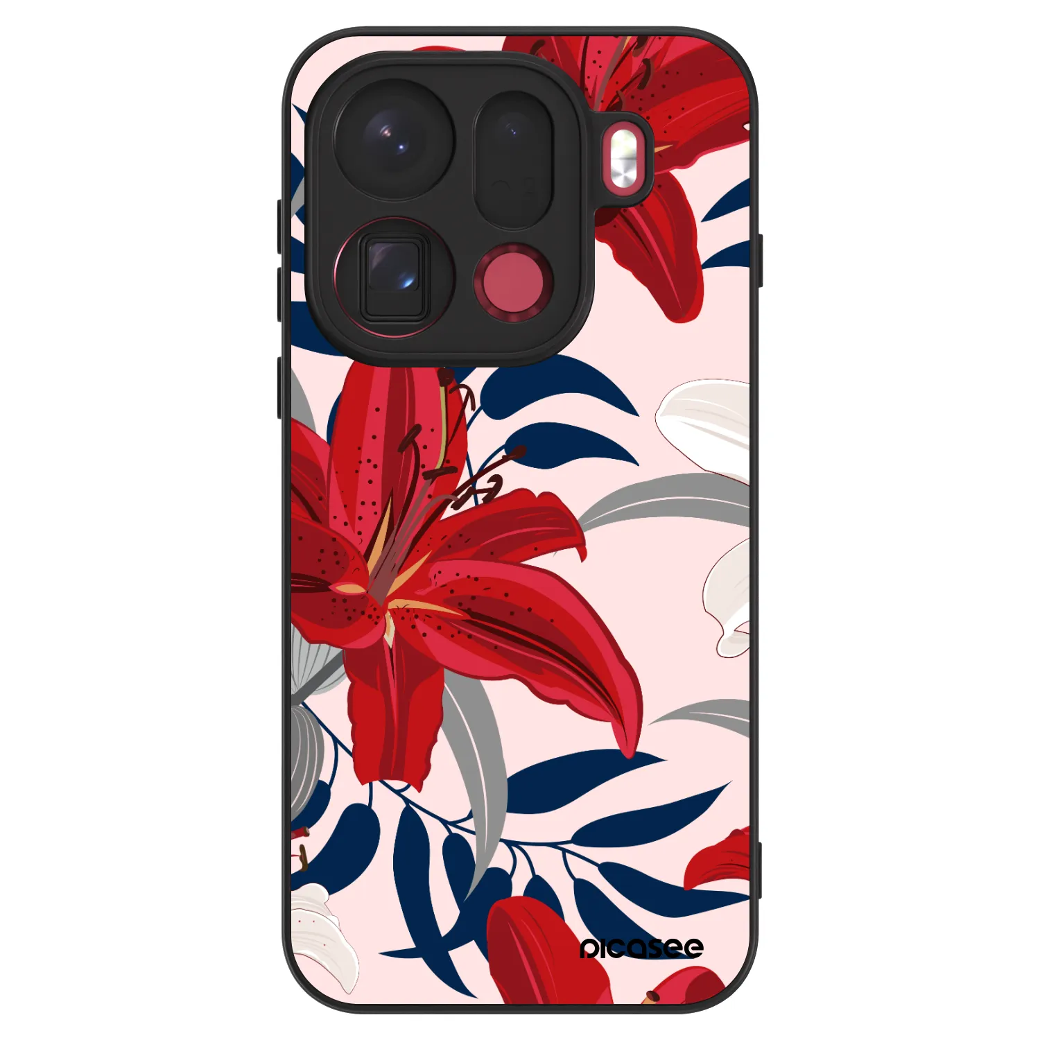 Picasee ULTIMATE CASE für OPPO Find X9 Pro - Red Lily