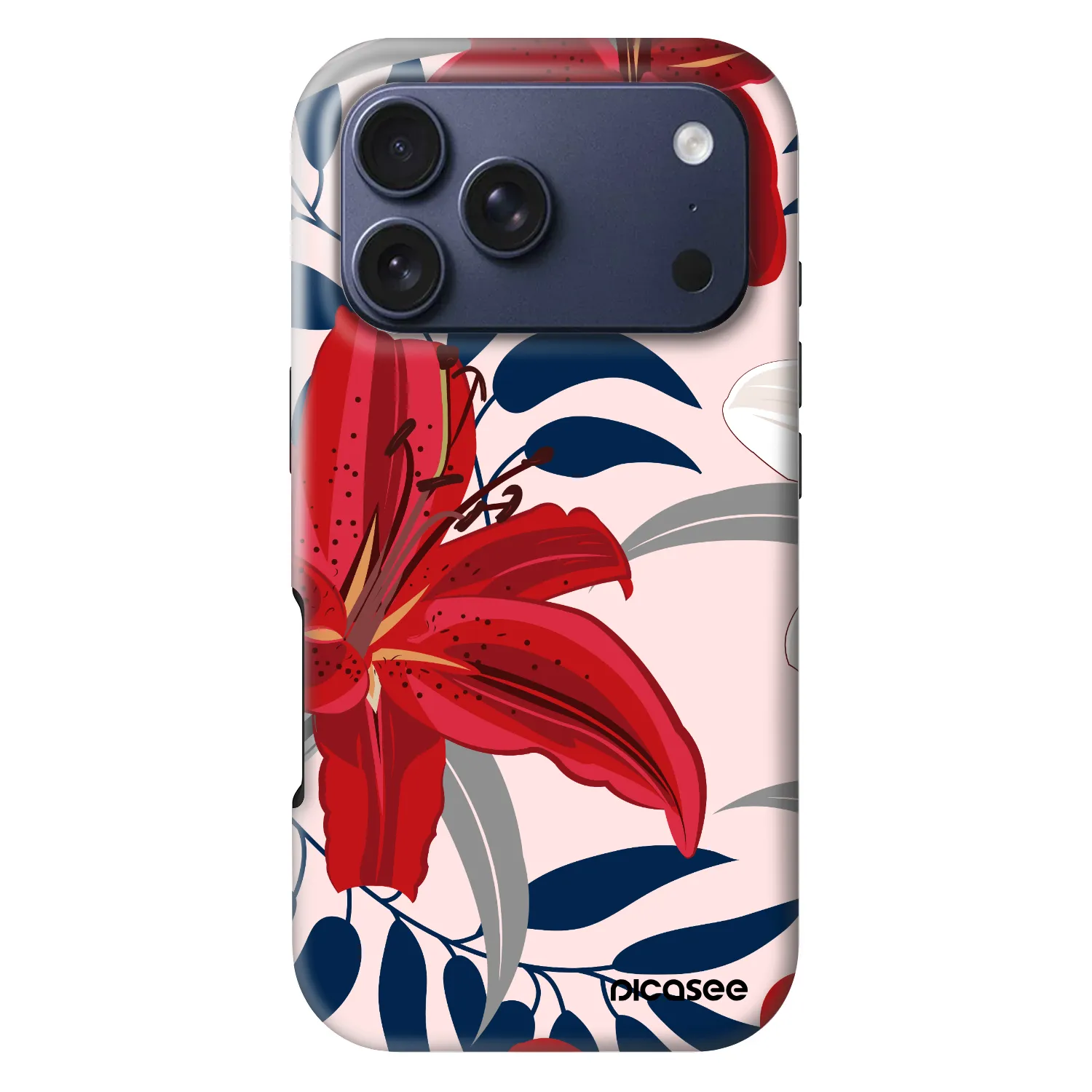 Picasee Fashion Case MagSafe für Apple iPhone 18 Pro - Red Lily