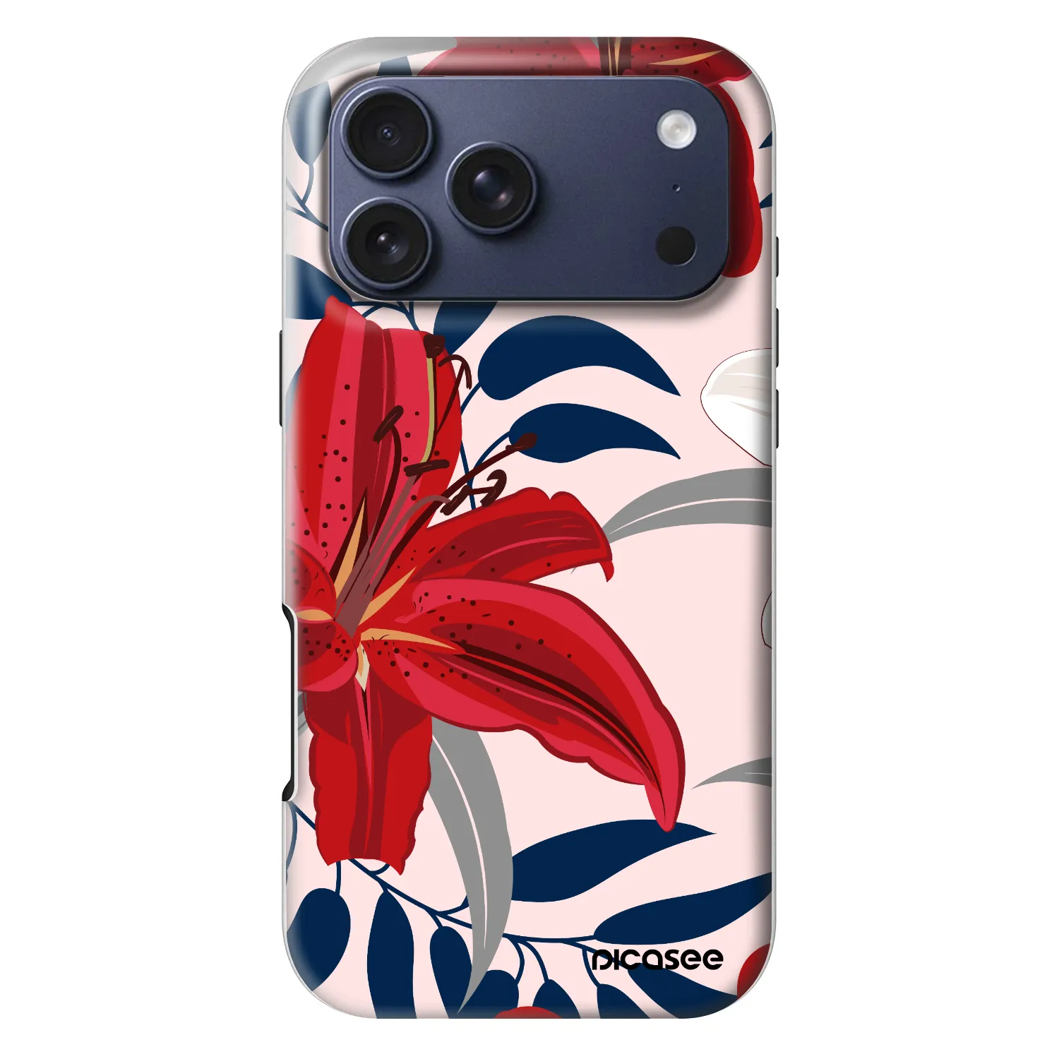 Picasee Fashion Case MagSafe für Apple iPhone 18 Pro Max - Red Lily