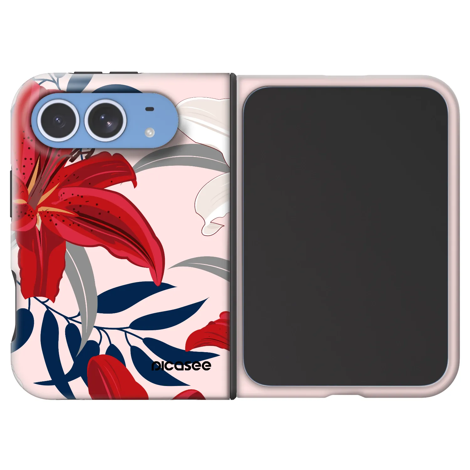 Picasee Fashion Case MagSafe für Apple iPhone Duo - Red Lily