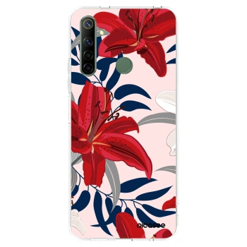 Picasee Realme 6i Hülle - Transparentes Silikon - Red Lily