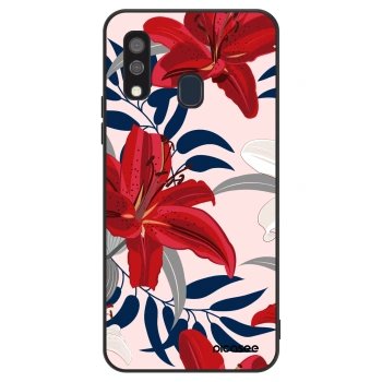 Hülle für Samsung Galaxy A40 A405F - Red Lily