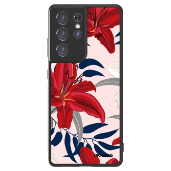 Hülle für Samsung Galaxy S21 Ultra 5G G998B - Red Lily