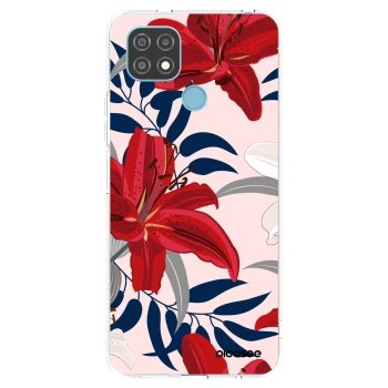 Picasee Realme C21 Hülle - Transparentes Silikon - Red Lily