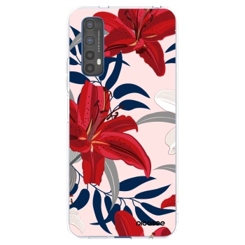 Picasee Realme 7 Hülle - Transparentes Silikon - Red Lily
