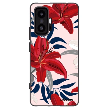 Picasee Xiaomi 11T Pro Hülle - Schwarzes Silikon - Red Lily