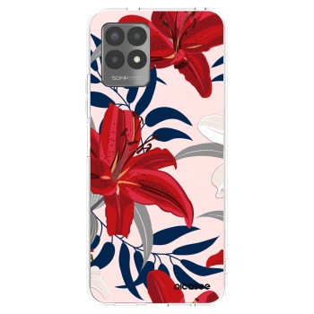 Picasee Realme 8i Hülle - Transparentes Silikon - Red Lily
