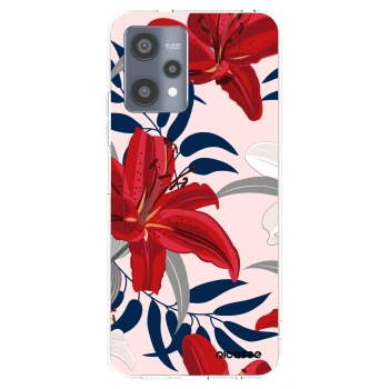 Picasee Realme 9 Pro 5G Hülle - Transparentes Silikon - Red Lily