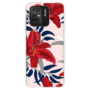 Picasee Xiaomi Redmi 10C Hülle - Transparentes Silikon - Red Lily