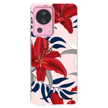 Picasee Xiaomi 13 Lite Hülle - Transparentes Silikon - Red Lily