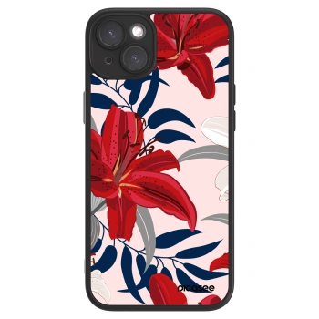 Picasee ULTIMATE CASE MagSafe für Apple iPhone 15 Plus - Red Lily