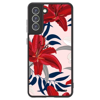 Picasee ULTIMATE CASE PowerShare für Samsung Galaxy S21 FE 5G - Red Lily