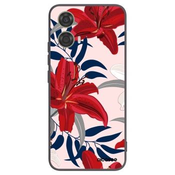 Hülle für Motorola Moto G24 - Red Lily