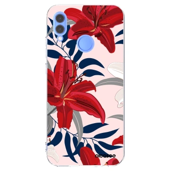 Picasee Huawei P Smart 2019 Hülle - Transparentes Silikon - Red Lily