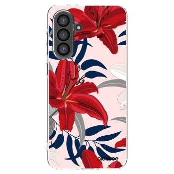 Picasee Samsung Galaxy A36 5G Hülle - Transparentes Silikon - Red Lily
