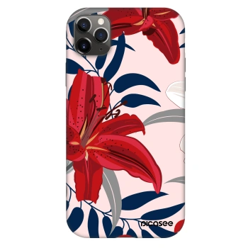 Hülle für Apple iPhone 11 Pro Max - Red Lily