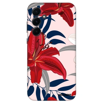 Hülle für Samsung Galaxy A55 5G A556B - Red Lily