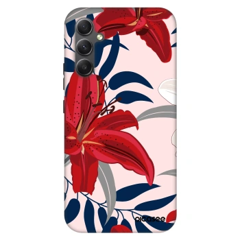 Hülle für Samsung Galaxy A34 5G A346B - Red Lily