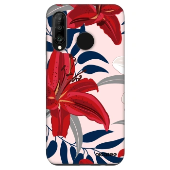 Hülle für Huawei P30 Lite - Red Lily