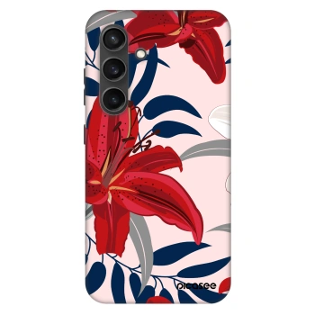 Hülle für Samsung Galaxy S24+ S926B 5G - Red Lily