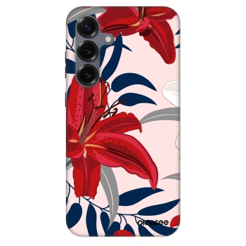 Hülle für Samsung Galaxy S25+ 5G - Red Lily