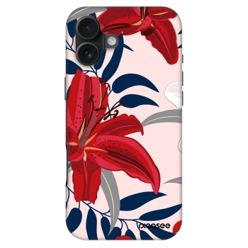 Hülle für Apple iPhone 16 Plus - Red Lily