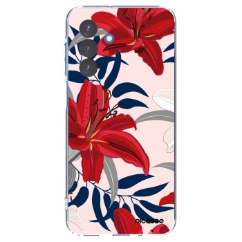Picasee Samsung Galaxy A17 5G Hülle - Transparentes Silikon - Red Lily