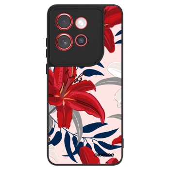 Hülle für Motorola Edge 60 Neo 5G - Red Lily