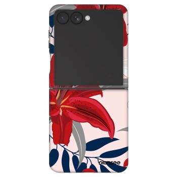 Hülle für Samsung Galaxy Z Flip7 5G - Red Lily