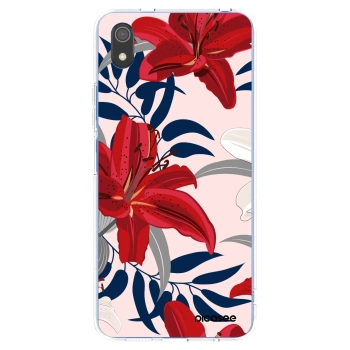 Picasee Xiaomi Redmi 7A Hülle - Transparentes Silikon - Red Lily