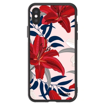 Picasee ULTIMATE CASE für Apple iPhone X/XS - Red Lily