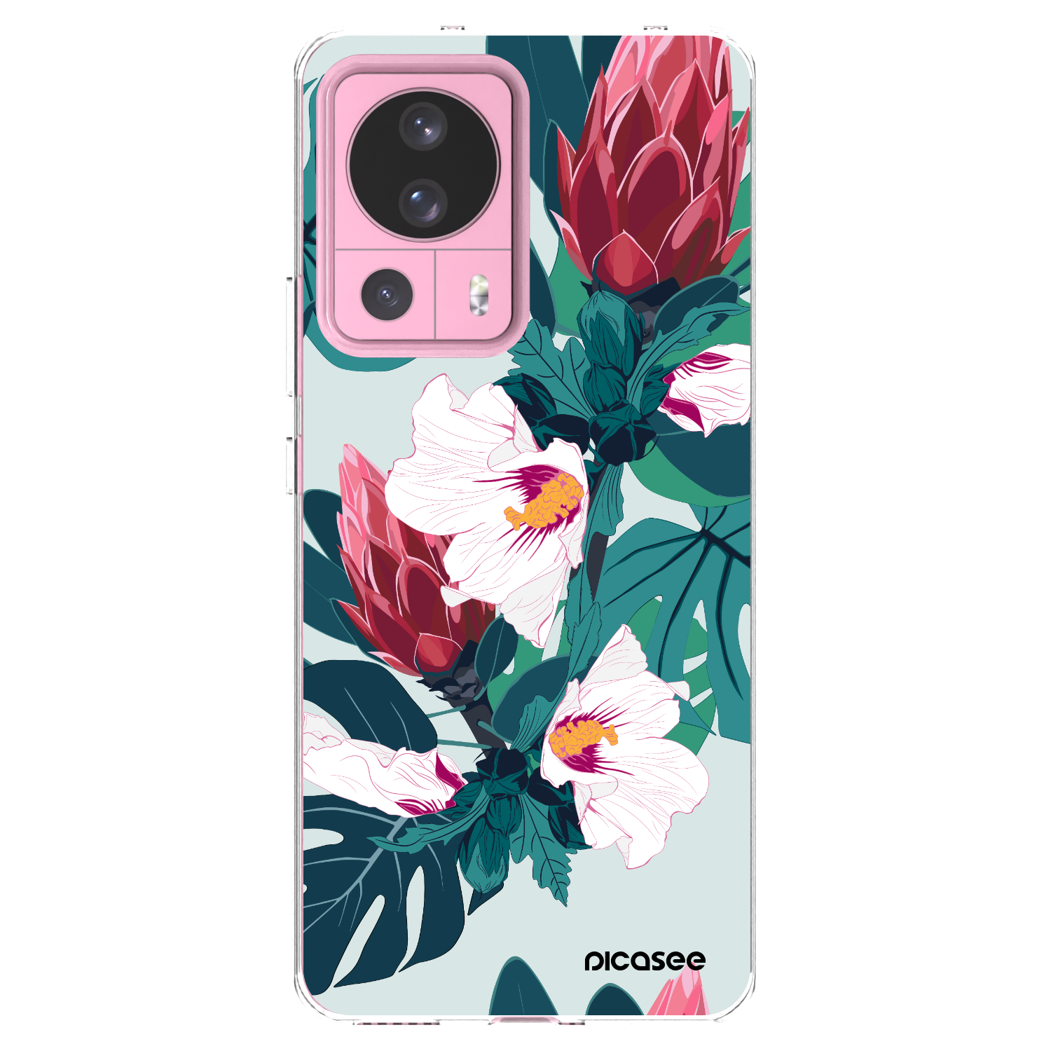 Picasee Xiaomi 13 Lite Hülle - Transparentes Silikon - Rhododendron