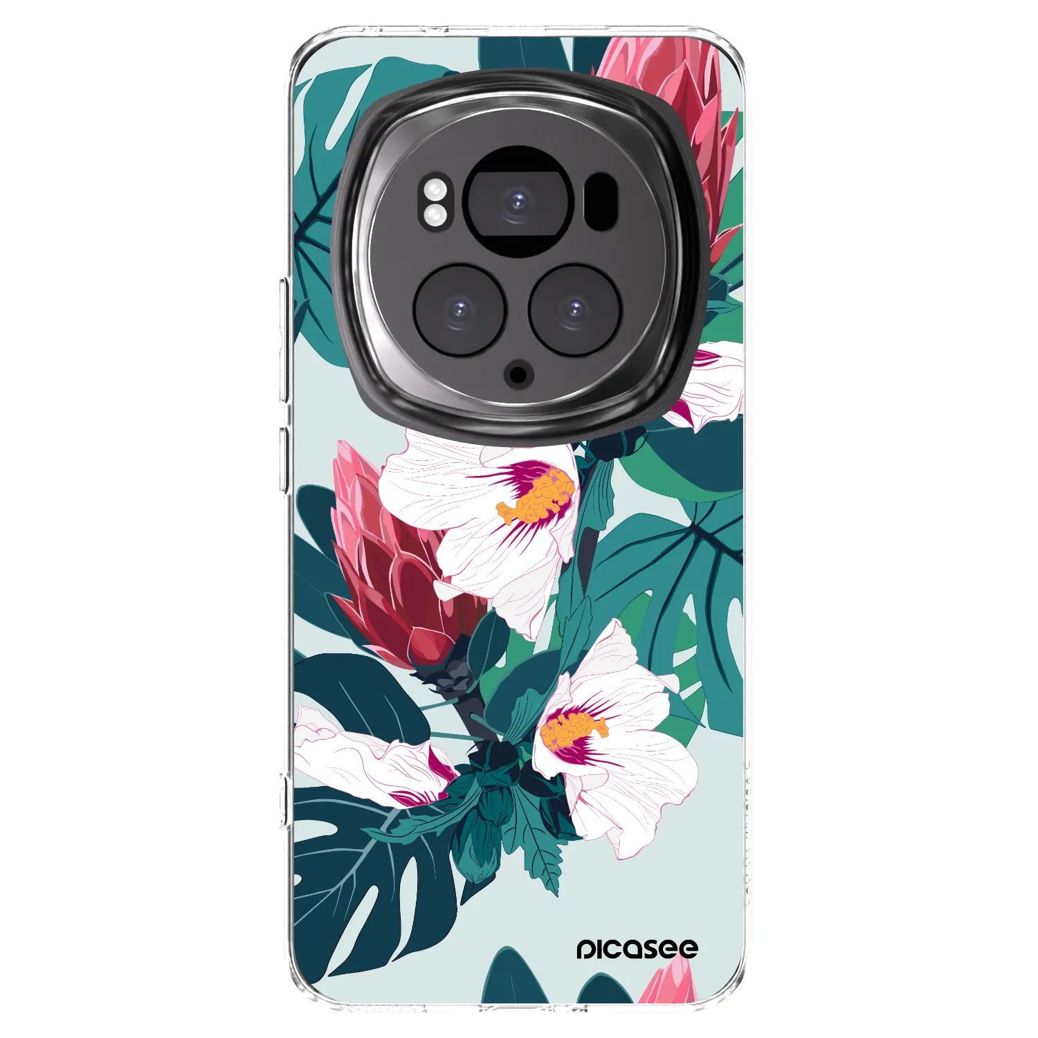 Picasee Honor Magic6 Pro Hülle - Transparentes Silikon - Rhododendron