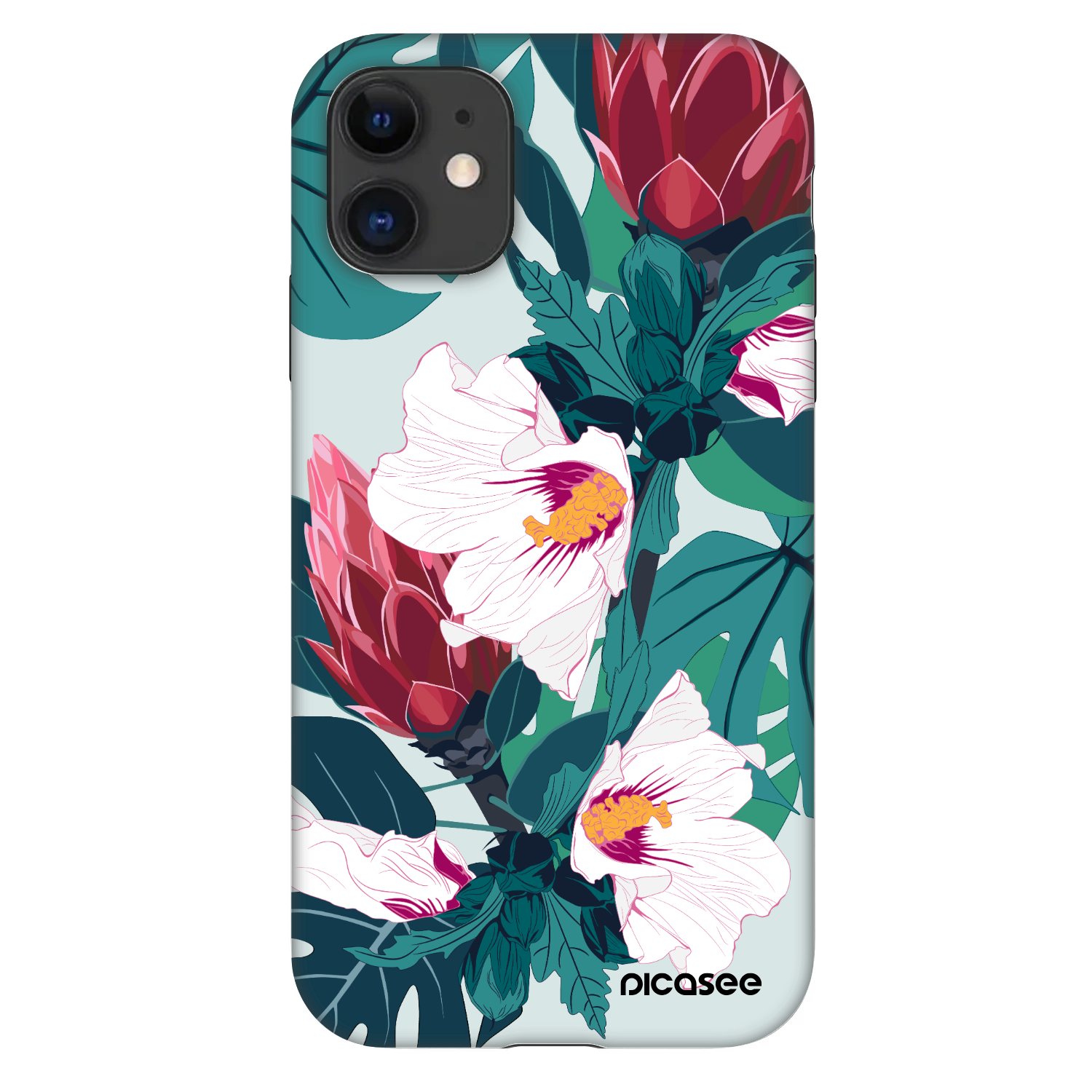 Picasee Fashion Case für Apple iPhone 11 - Rhododendron
