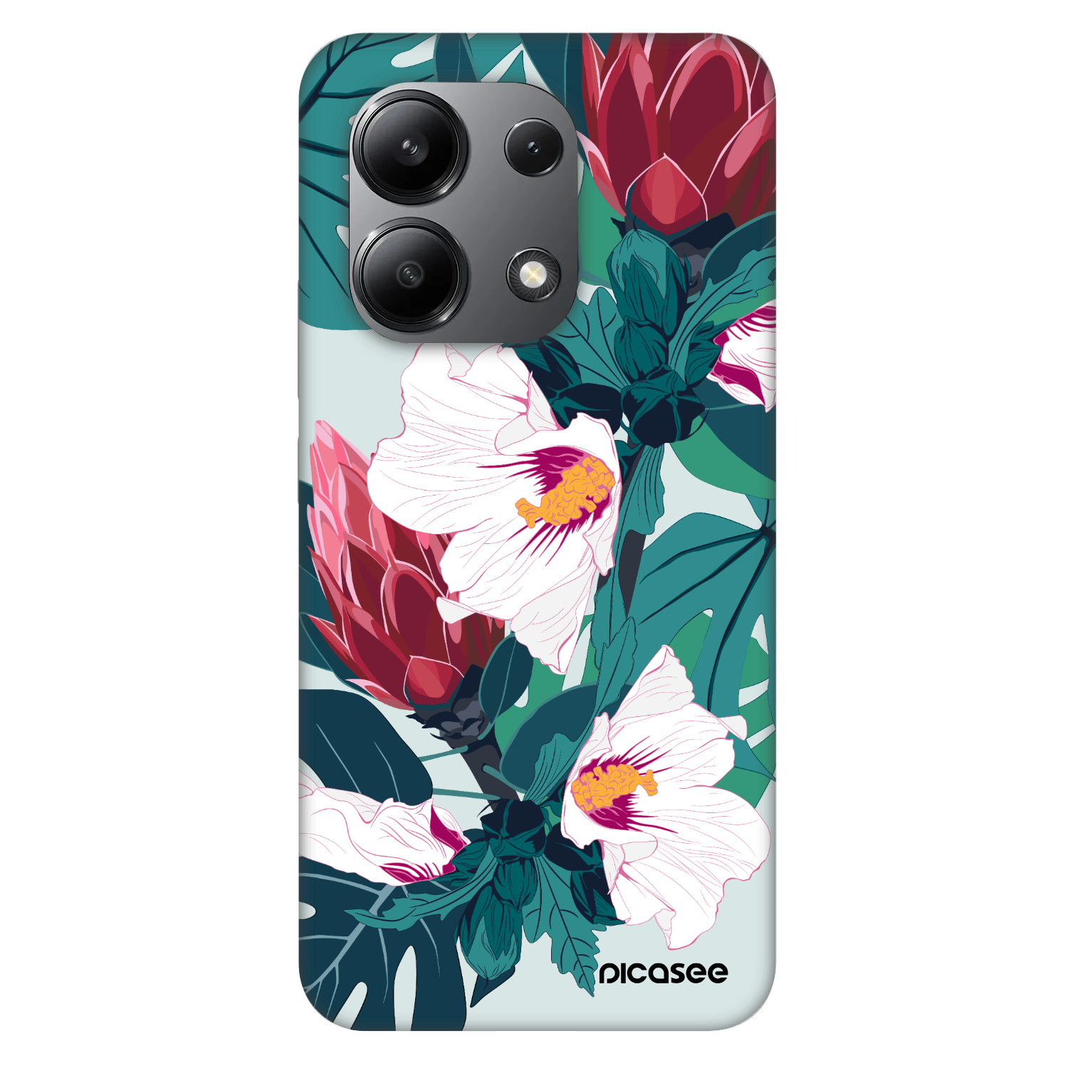 Picasee Fashion Case für Xiaomi Redmi Note 13 4G - Rhododendron