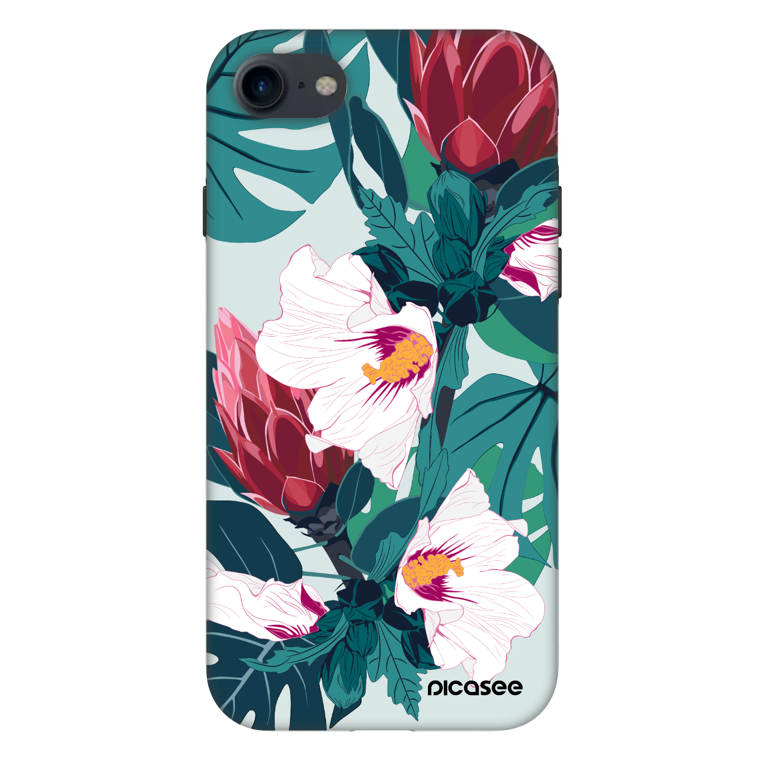 Picasee Fashion Case für Apple iPhone SE 2020 - Rhododendron